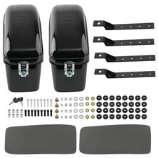 Motorcycle Hard Saddlebags for Harley Honda Yamaha Suzuki picture