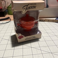 Genuine Fiestaware Collectable Miniature Casserole Tureen Scarlet NIB picture