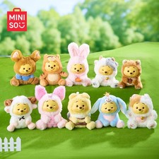 MINISO Disney Winnie the Pooh Mischief Party Blind Box Collectible Cute Keychain picture
