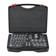 Uimoso 64 PCS DIN Hydraulic Fitting Cap & Plug Assortment Adapter Kit picture