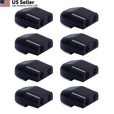 CITKOU 8Pcs Deer Whistles for Car Dual Construction Black 8 Pack D  picture