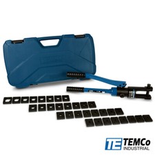 TEMCo Industrial Hydraulic Cable Lug Crimper TH0005 V2.0 10 AWG to 600 MCM picture