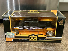 ⁠Jada Collectors Club 1/24 1999 Chevy Silverado Dooley Black Copper Flames #3300 picture