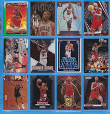Dennis Rodman Lot (12 cards) Green Refractor 1997 Finest TC Mirror Chicago Bulls picture