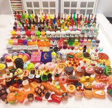 Lot (30) Piece Dollhouse Miniature Wine Food Drink 1:6 - 1:12 Scale Decor ✨toy picture