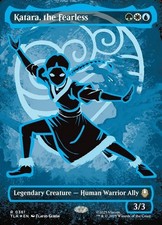 Katara, the Fearless (Borderless) (Neon Ink Foil) Avatar: The Last Playtest Card picture