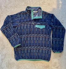 Patagonia Synchilla Snap-T Women’s Fleece Aztec Timber Twist Pullover Size XS picture