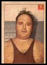 Frank Valois 1954-55 Parkhurst #7 Wrestling Card picture