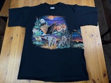 Vintage Hazelwood Premo  Wildlife Safari Short Sleeve Tshirt Elephant Large picture