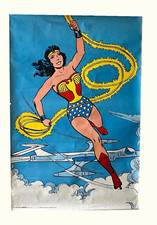 Vintage 1973 Wonder Woman DC Comics Poster 24x36 National Periodical picture