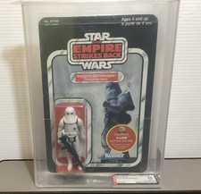 VINTAGE STAR WARS HOTH STORMTROOPER CANADIAN RELEASE 1982 AFA - 80 CLEAR BUBBLE picture