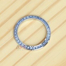 Synthetic Blue Sapphire Watch Bezel for Rolex Daytona 40mm Watch Gemstone Bezel picture