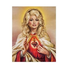 Dolly Parton Country Queen Sacred Heart Tribute Poster picture