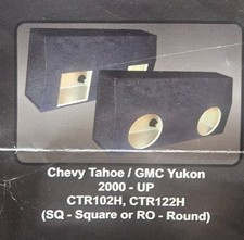 00-06 Chevy Tahoe/Yukon Dual 12 Sub Box ROUND CTR122H picture