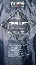 Pelle NY-Milano Black Leather Jacket Size L Insulated, Removable Liner picture