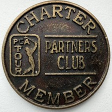 ONE Vintage PGA Tour Partners Club Charter Member Token Coin/Ball Mark picture