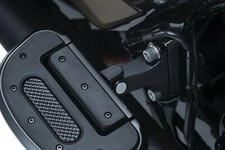 Kuryakyn 8895 Non-Pivoting Splined Adapter for Harley Davidson, Satin BLACK picture