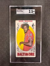 Earl Monroe 1969-70 Topps Rookie #80 SGC 2.5 GD+ picture