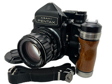 [MINT w/Grip] Pentax 6x7 67 TTL Mirror up Film Camera + SMC T 105mm f2.4 Lens picture