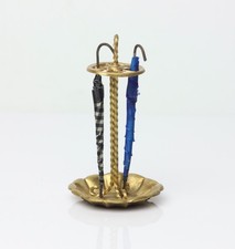 Antique German Dollhouse Erhard & Söhne Ormolu Umbrella Cane Stand Miniature picture