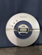 Vtg Y2K Sony Walkman D-FJ200 TV/Weather/FM/AM CD Portable Player Silver TESTED picture