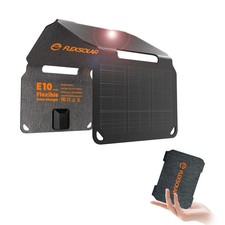 FlexSolar 10W Foldable Solar Charger, 5V USB Portable 4-Fold Small, Emini-10W picture
