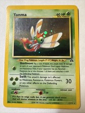Pokémon TCG Yanma Neo Discovery 17 Holo Card Unlimited Holo Rare picture