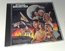 Battlestar Galactica 1978 Original Soundtrack CD Rare 1993 Edel German SIGNED picture