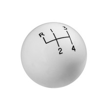 Hurst White Classic Shifter Knob 4-Speed picture