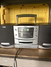Vintage Sony CFD-Z500 AM/FM Radio CD & Cassette Boombox Everything Tested-Works picture