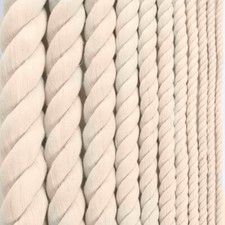 GOLBERG Premium 100% Natural Twisted Cotton Rope - Choose from Many Sizes picture