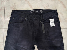 $268 Prps  Mustang Relax Fit Zip Flare Black Men's Size 32 x 34 Made in USA NWT picture
