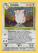 Pokémon TCG - Clefable - 1/64 - Holo Unlimited - Jungle Unlimited [Light Play] picture