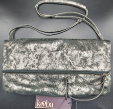 Kooba Anthracite/Silver Chrystie Bag With Convertible Strap picture
