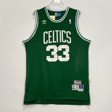 Larry Bird #33 Green Retro Jersey, Embroidered picture