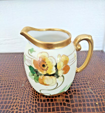 Rare Antique Pickard T&V Limoges France 22k Gold Dorique O. Goess Signed Pitcher picture