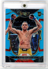 Alex Pereira 2023 Paniini Select UFC Concourse Light Blue Prizm /249 Rookie picture