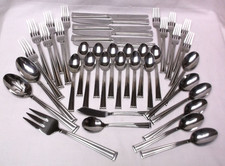 Lenox Lanford Stainless Flatware Service for 6 Plus Serving Group of 41 Pieces picture