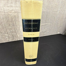 Engineering Hydraulics Hunter Rouse Hardcover 1957 Sixth Printing Wiley Vintage picture