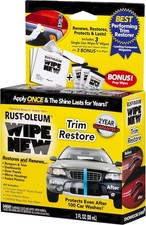Rust-Oleum Wipe New Trim Restorer Wipe Car Interior & Exterior (2 Pack) picture
