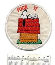 Vietnam War F*** IT SNOOPY USAF Us Army Navy USMC Shoulder Patch Vintage Nam picture