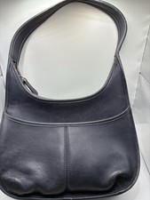 Vintage 90's Coach Ergo 9033 Pocket Zip Navy Blue Shoulder Bag RARE picture