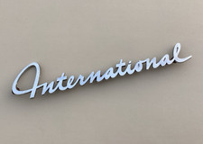 1960-1967 International Truck Side Fender Emblem 13.0” Logo Nameplate OEM picture