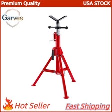 Adjustable V Head Jack Stand 28-52in 2500lb Load Carbon Steel with Folding Legs picture