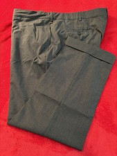 NWOT Lands' End 42Reg x 29.25 Pure Wool Tailored Fit Plain Front  Cuffs picture