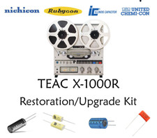 Teac X-1000R reel deck restoration upgrade kit repair rebuild capacitor picture