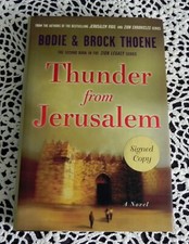 Thunder From Jerusalem by Bodie & Brock Thoene SIGNED BY BOTH AUTHORS HC picture