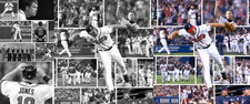 Chipper Jones Atlanta Braves Archival Giclee Fine Art Print 11x17 Wall Decor picture