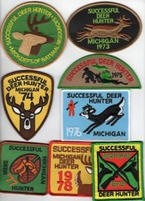 1972-73-74-75-76-77-78-79 Michigan Successful Deer Hunting Patches picture