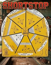 Dial-A-Play Shortstop | Baseball Wheel Chart 1969 Vintage Visual Aid picture